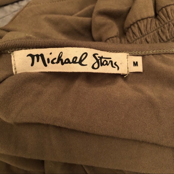 Michael Stars Jumpsuit W/ Pockets Olive Green NWOT - Picture 7 of 8